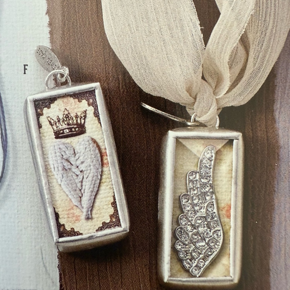 Jewel Kade Silver and Crystal Heaven sent charm